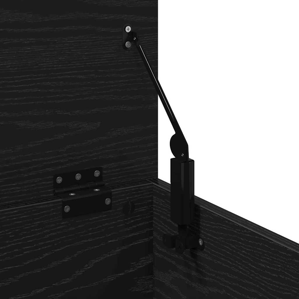 vidaXL Κουτί αποθήκευσης Μαύρη δρυς 30 x 35 x 35 cm Επεξεργασμένο ξύλο