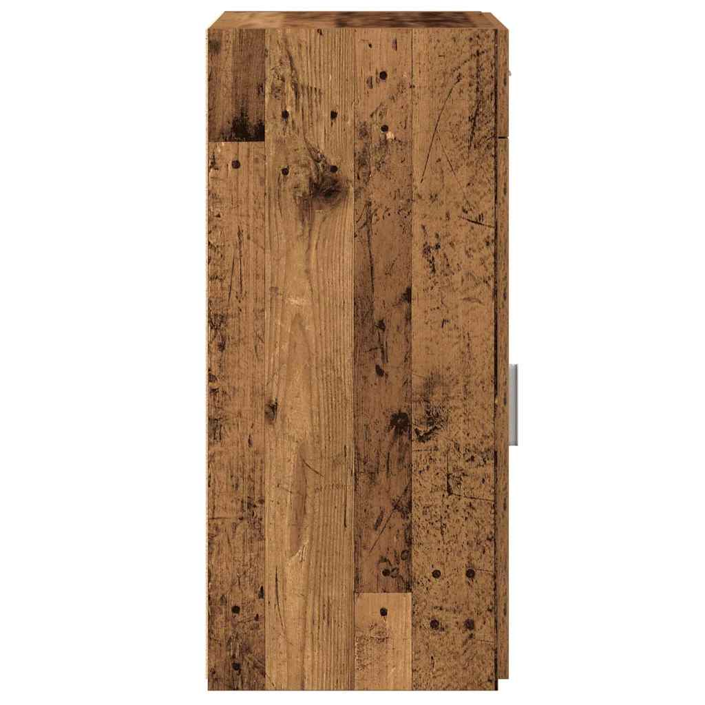 vidaXL Πλαϊνό γραφείο με συρτάρι Παλιό ξύλο 50 x 42,5 x 93 εκ.