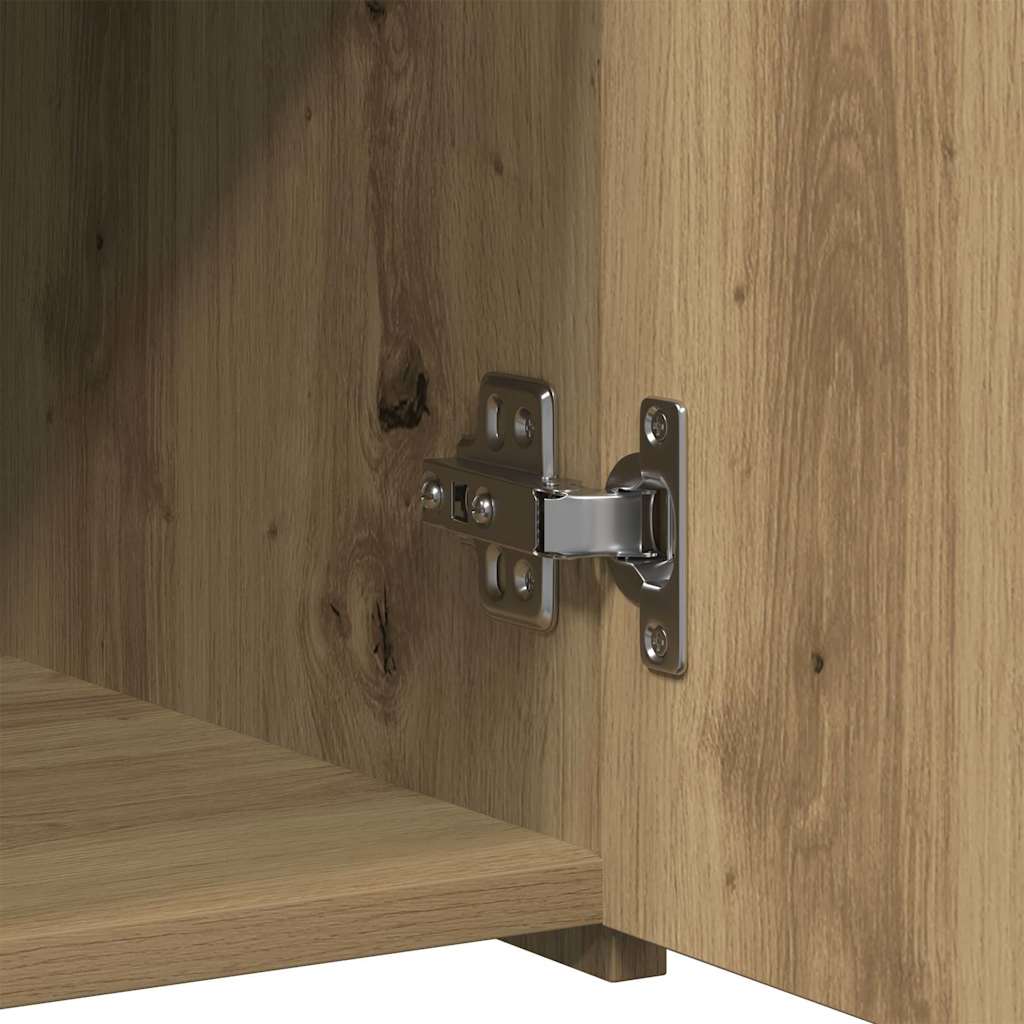 vidaXL Πλαϊνό γραφείο με συρτάρι Artisan Oak 50 x 42,5 x 93 εκ.