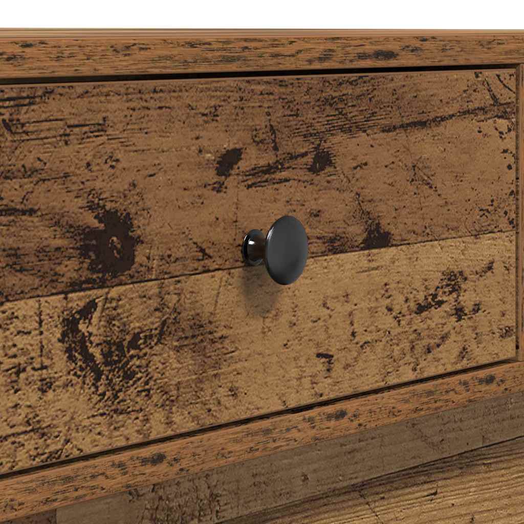 vidaXL Τραπεζάκι σαλονιού Παλιό ξύλο 90 x 90 x 28 cm