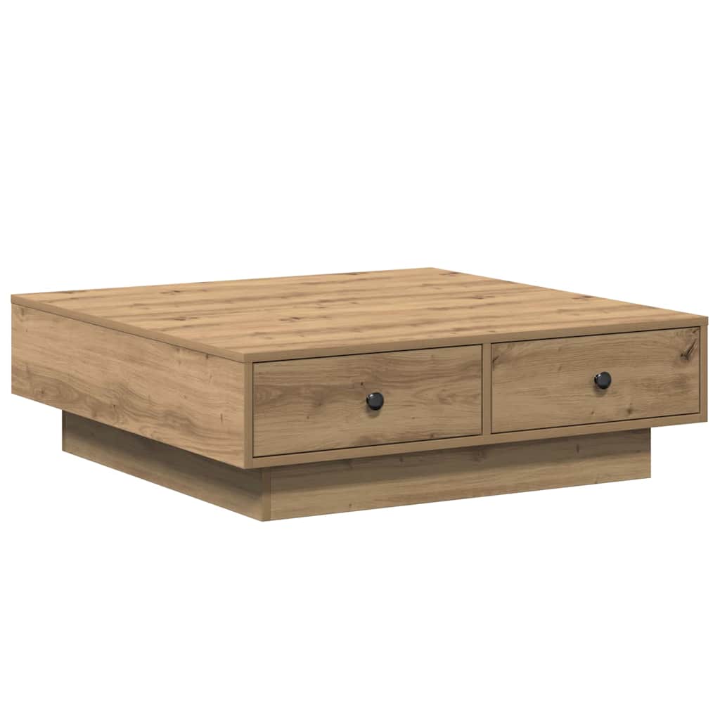 vidaXL Τραπεζάκι σαλονιού Artisan Oak 90 x 90 x 28 cm