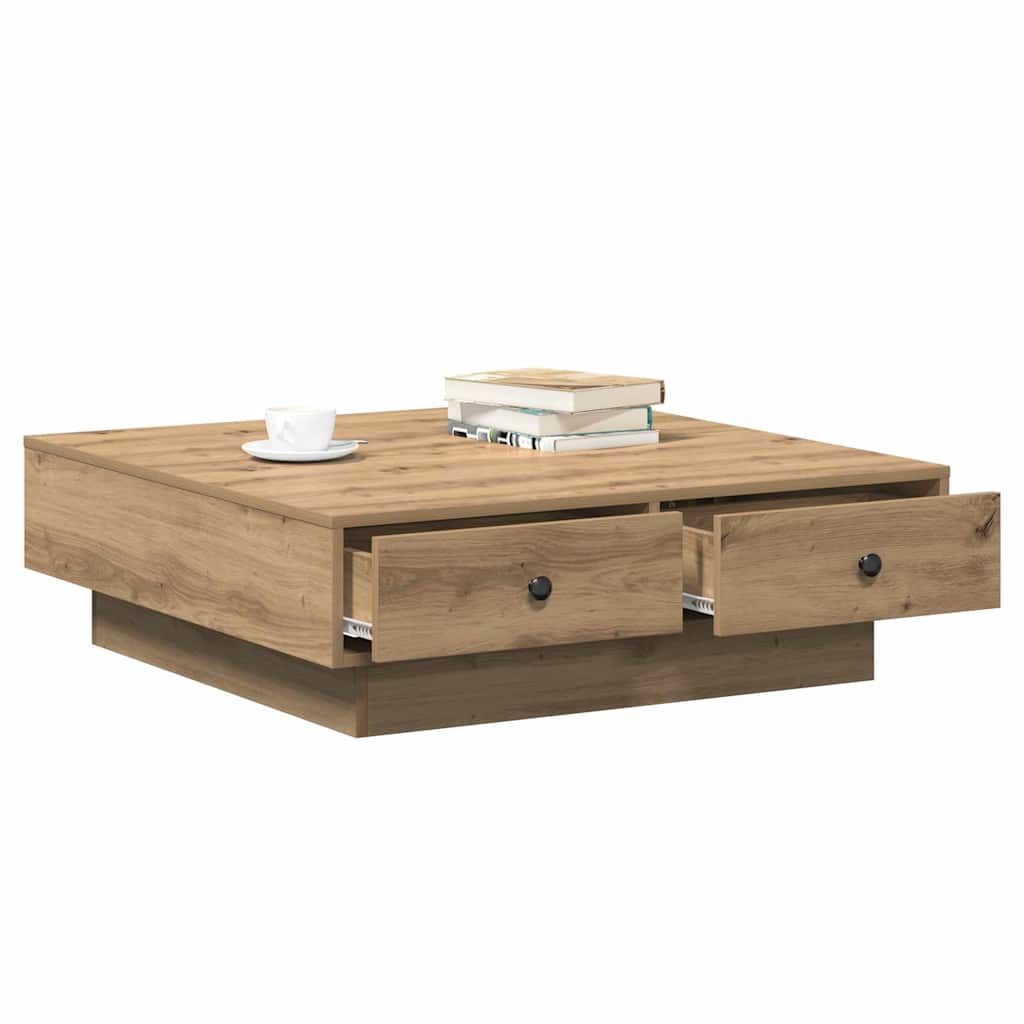 vidaXL Τραπεζάκι σαλονιού Artisan Oak 90 x 90 x 28 cm