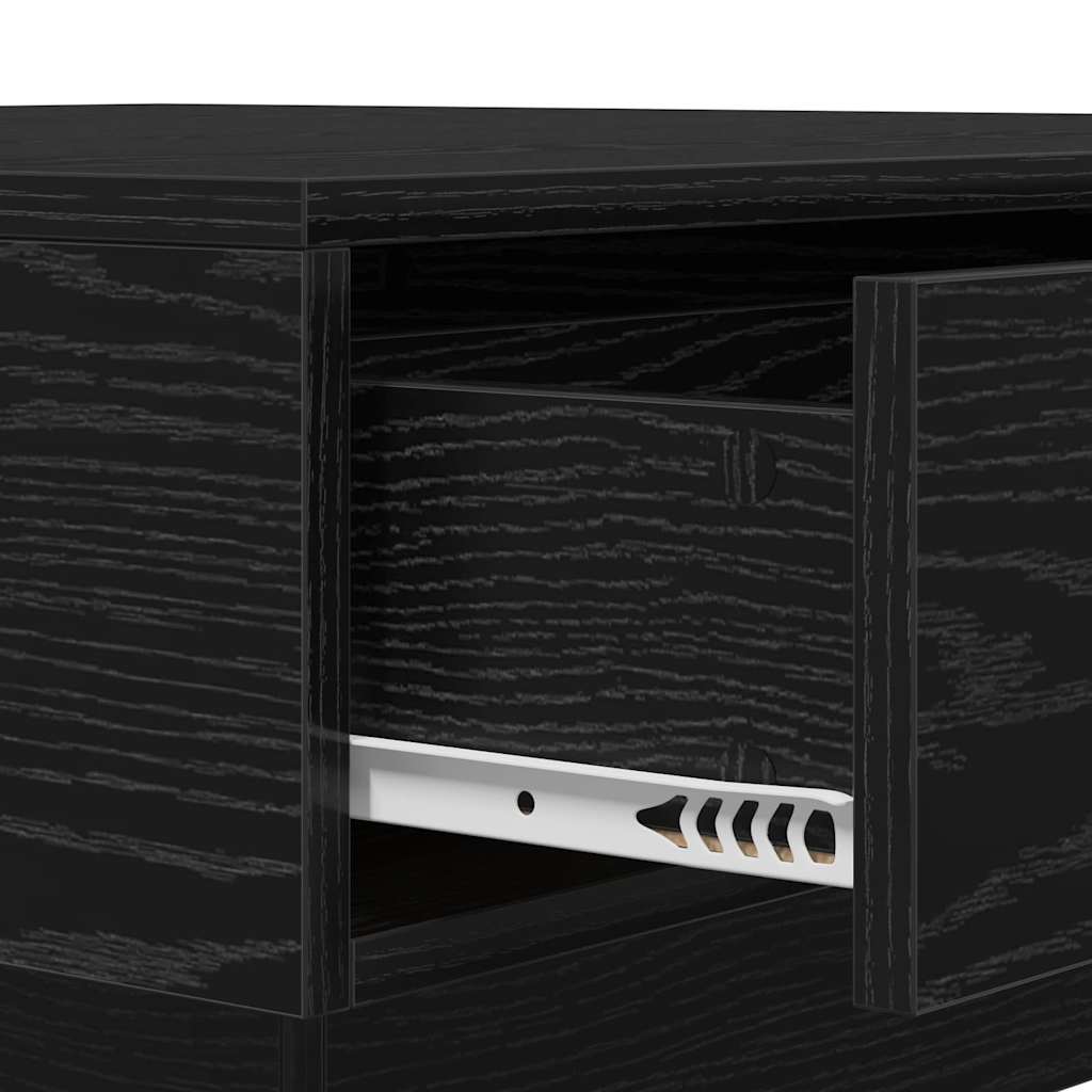 vidaXL Τραπεζάκι σαλονιού Μαύρη δρυς 90 x 90 x 28 cm