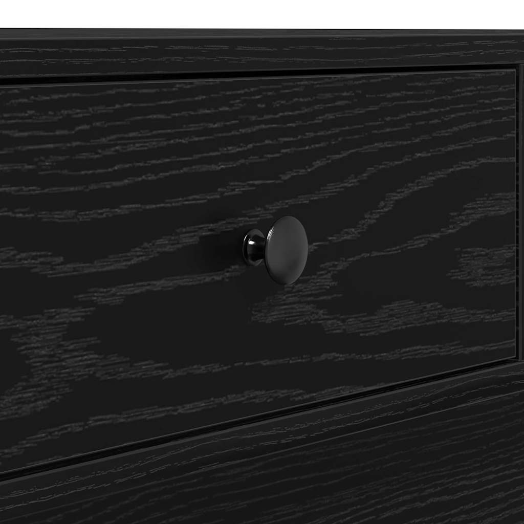 vidaXL Τραπεζάκι σαλονιού Μαύρη δρυς 90 x 90 x 28 cm