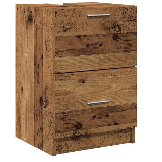vidaXL Ντουλάπι Μπάνιου Παλιό Ξύλο 40 x 37 x 59 cm Επεξεργασμένο ξύλο
