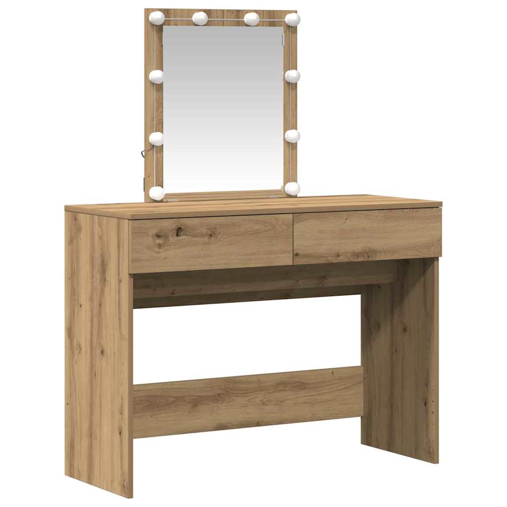 vidaXL Τραπέζι περιποίησης Artisan Oak 100 x 40 x 130 εκ