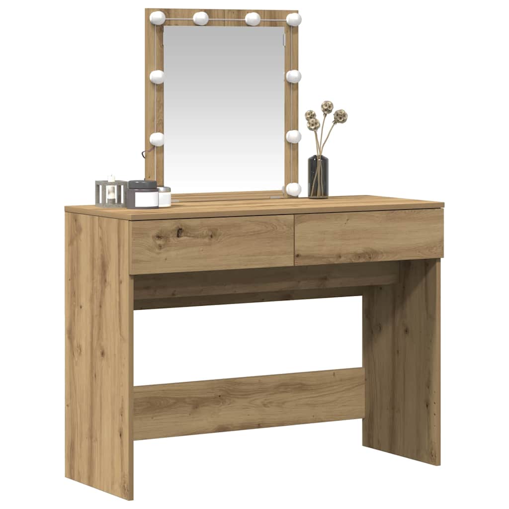 vidaXL Τραπέζι περιποίησης Artisan Oak 100 x 40 x 130 εκ