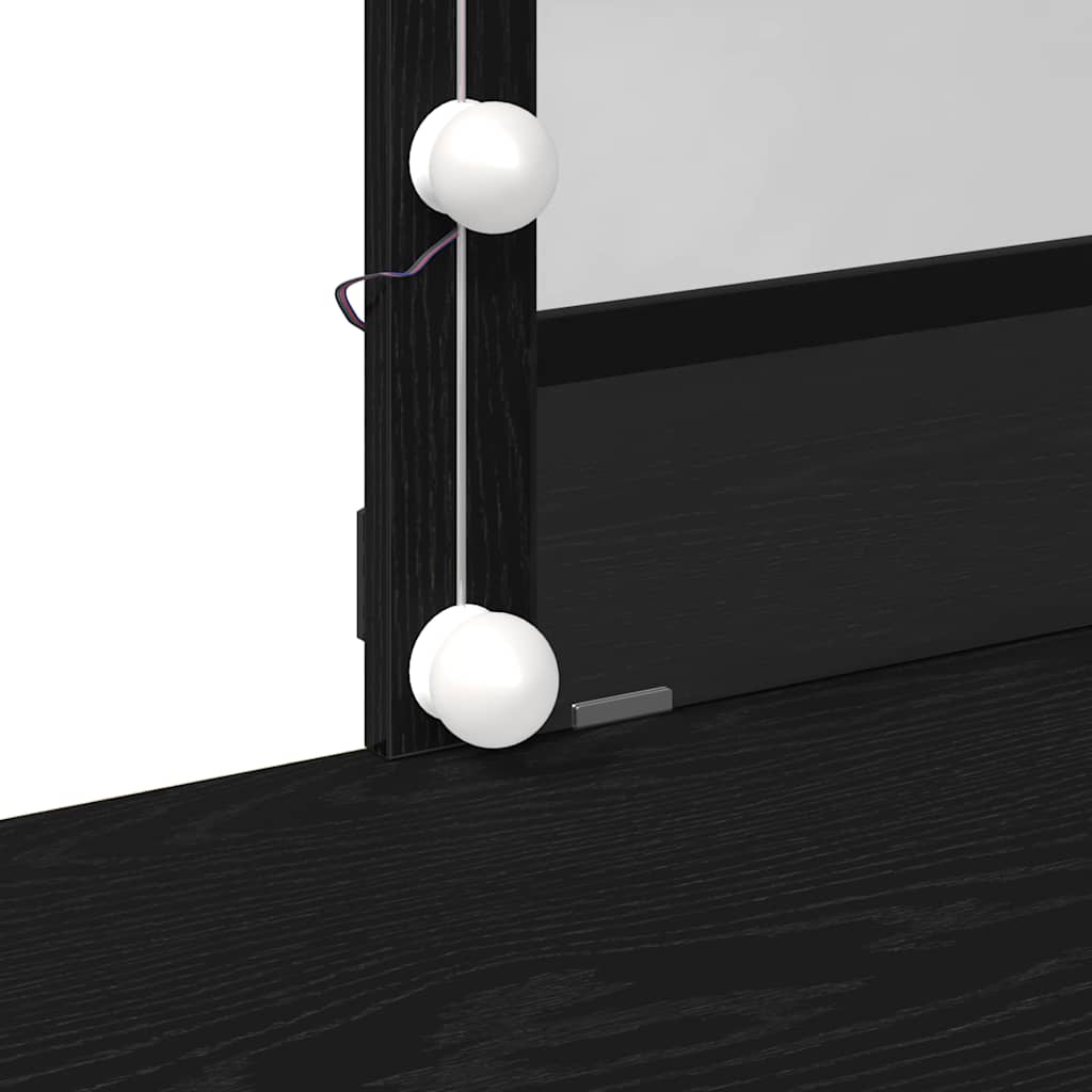 vidaXL Τραπέζι περιποίησης Μαύρη Οξυά 100 x 40 x 130 εκ