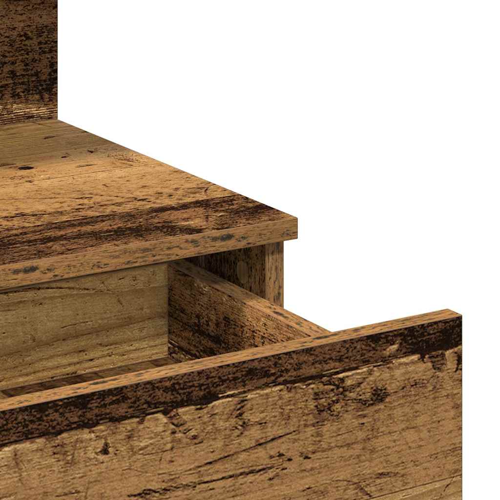 vidaXL Τραπέζι περιποίησης Παλιό ξύλο 100 x 40 x 130 εκ