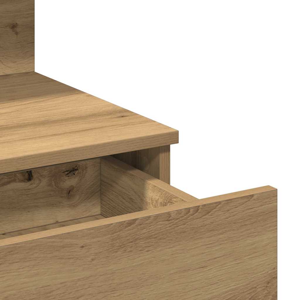 vidaXL Τραπέζι περιποίησης Artisan Oak 100 x 40 x 130 εκ