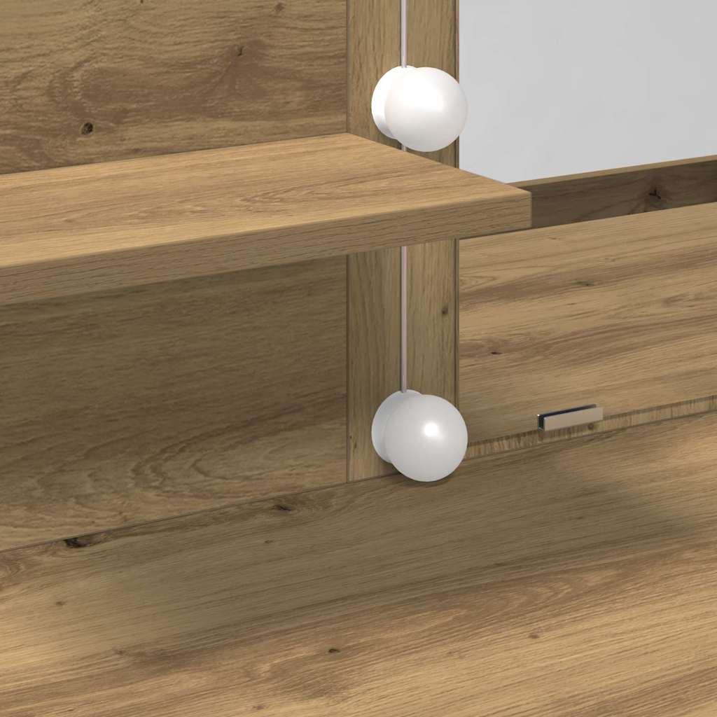 vidaXL Τραπέζι περιποίησης Artisan Oak 100 x 40 x 130 εκ