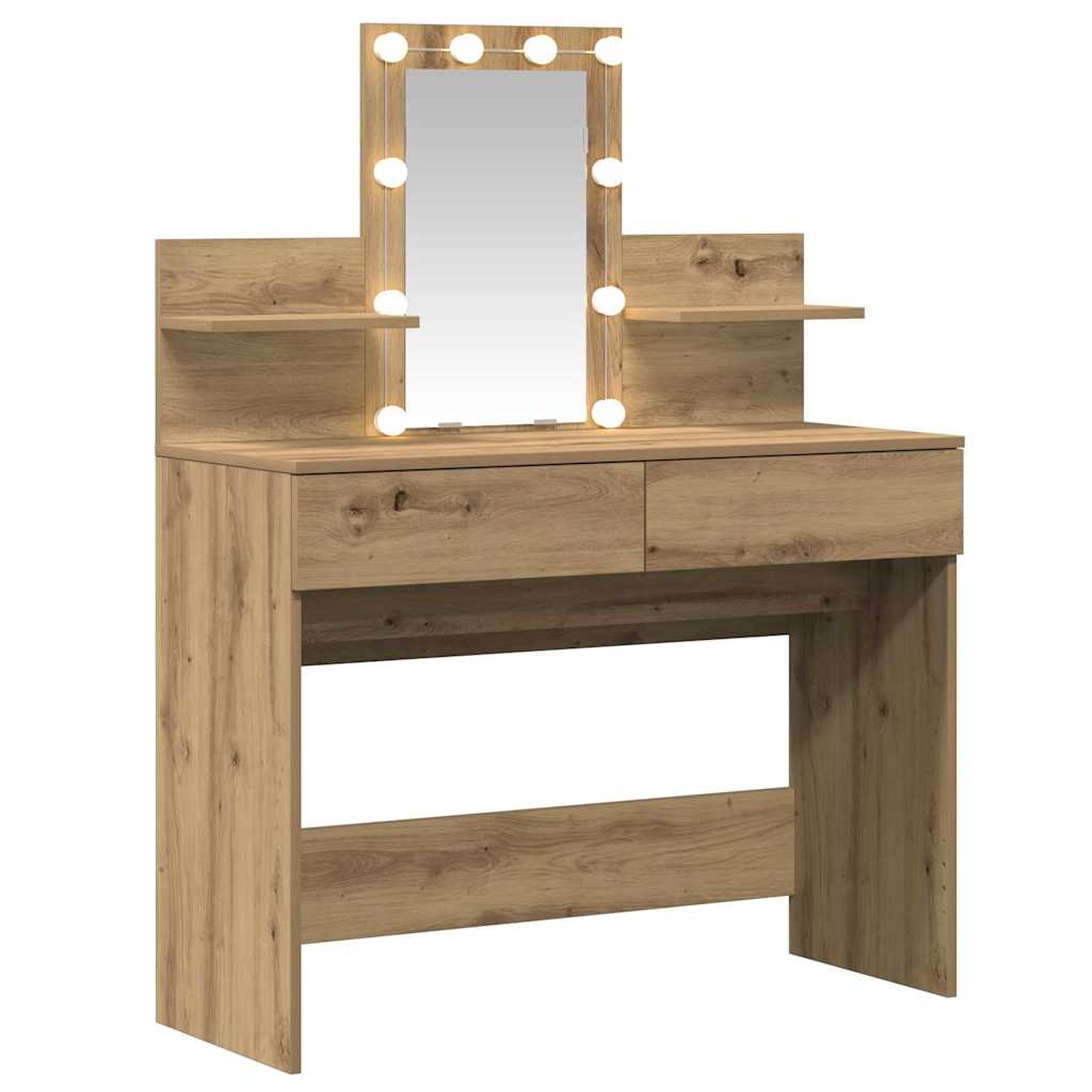 vidaXL Τραπέζι περιποίησης Artisan Oak 100 x 40 x 130 εκ