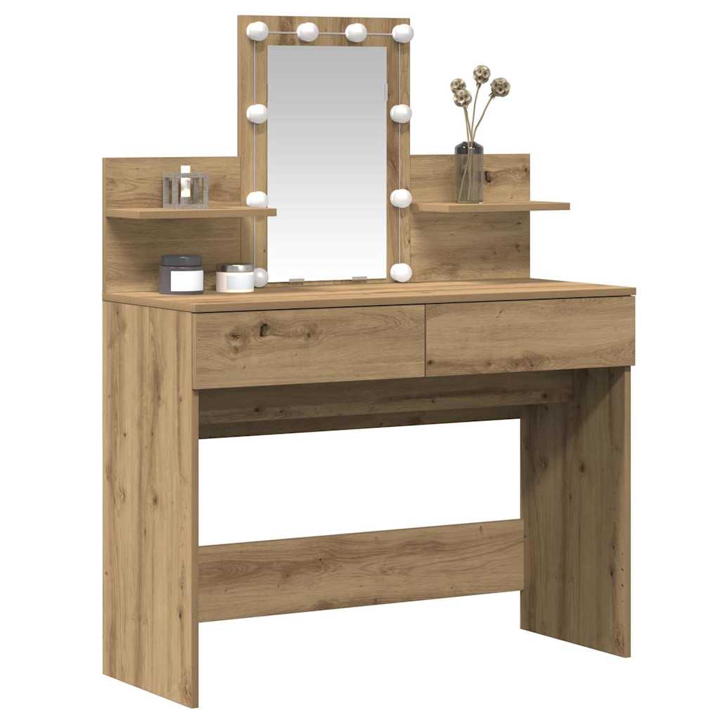 vidaXL Τραπέζι περιποίησης Artisan Oak 100 x 40 x 130 εκ