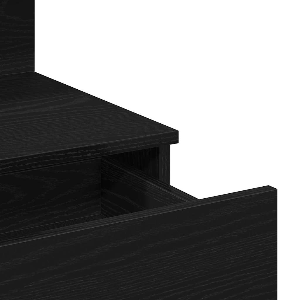vidaXL Τραπέζι περιποίησης Μαύρη Οξυά 100 x 40 x 130 εκ