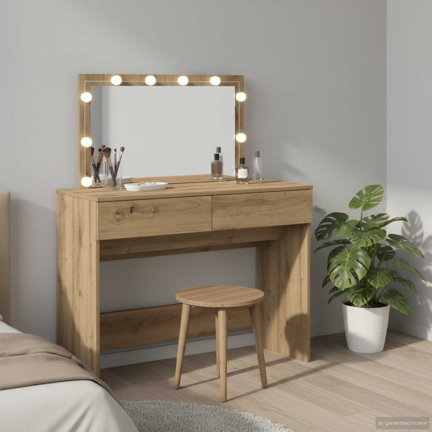 vidaXL Τραπέζι περιποίησης Artisan Oak 100 x 40 x 120 εκ.