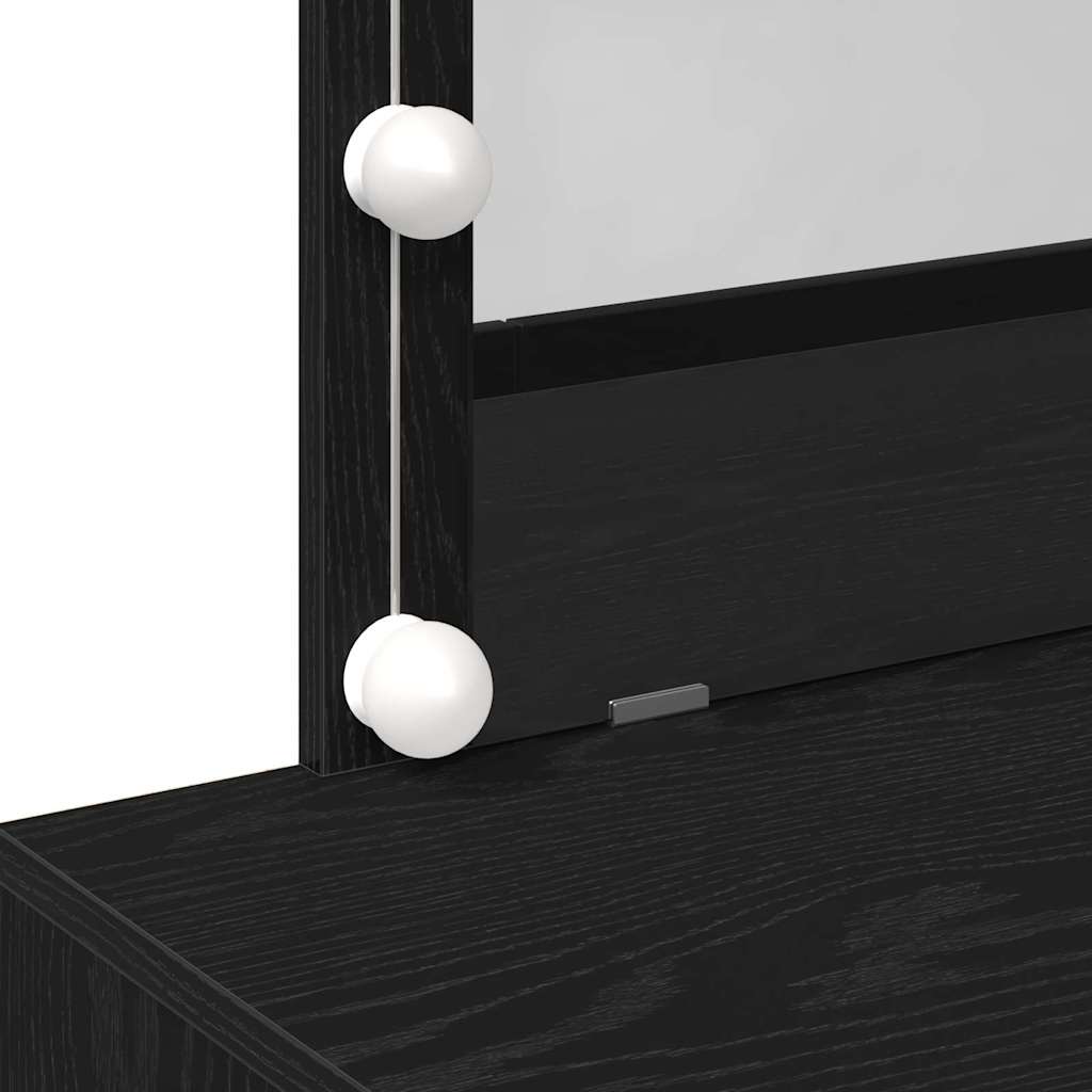 vidaXL Τραπέζι περιποίησης Μαύρη Οξυά 100 x 40 x 120 εκ.