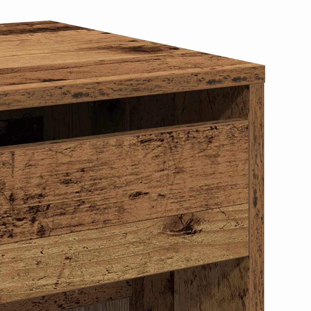 vidaXL Τραπέζι ντυσίματος 2 τμχ. Παλιό Ξύλο 60 x 40 x 75 cm