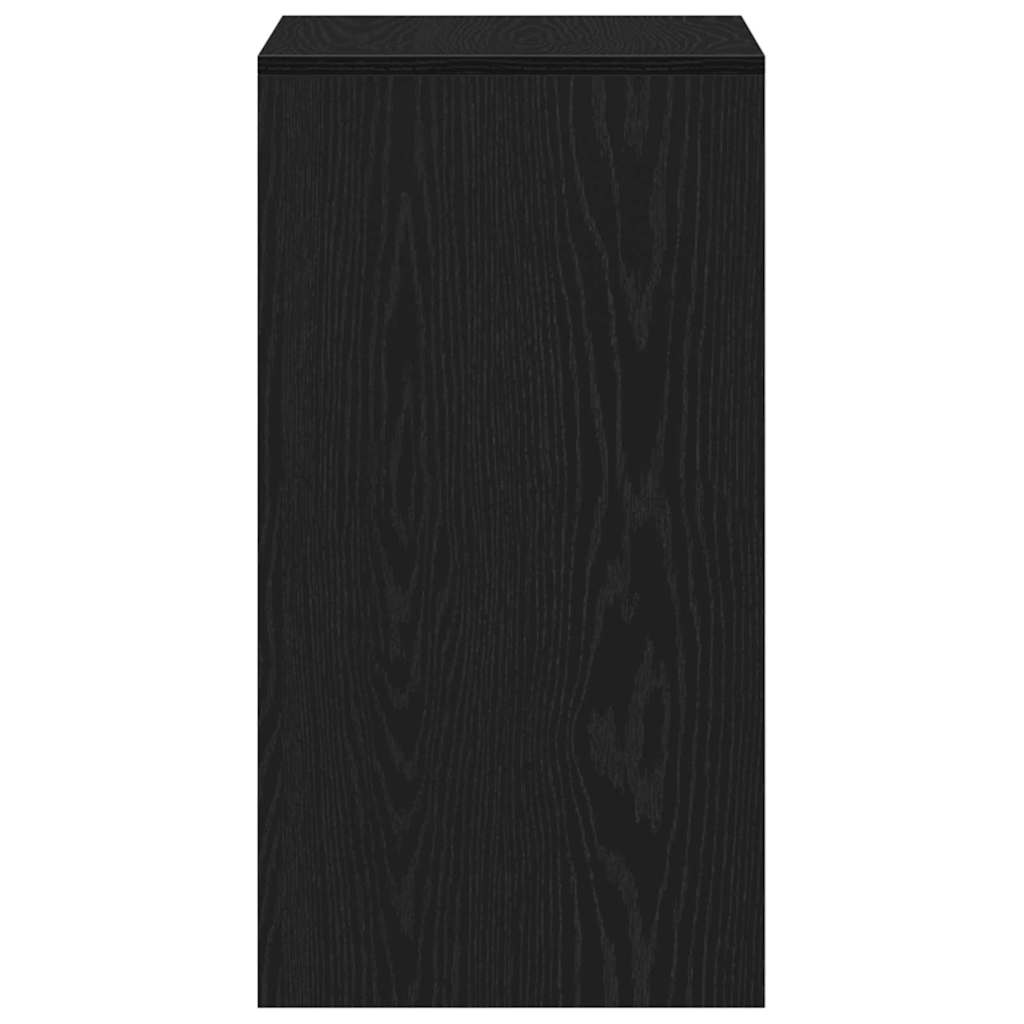 vidaXL Τραπέζι ντυσίματος 2 τμχ. Μαύρη δρυς 60 x 40 x 75 cm