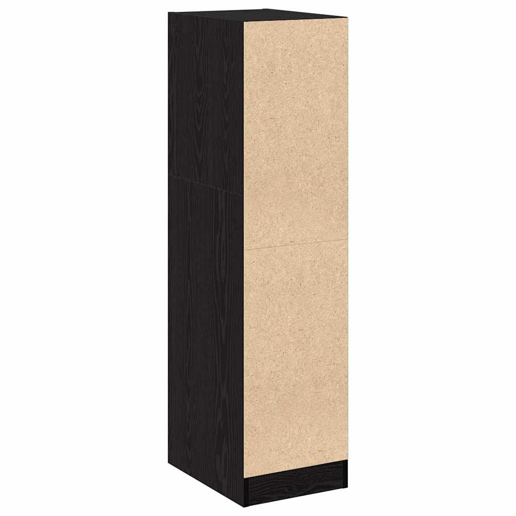 vidaXL Φαρμακοποιϊκή Ντουλάπα Μαύρη δρυς 30 x 41 x 118 εκ.