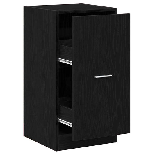 vidaXL Φαρμακοποιϊκή Ντουλάπα Μαύρη δρυς 40 x 41 x 77.5 εκ.