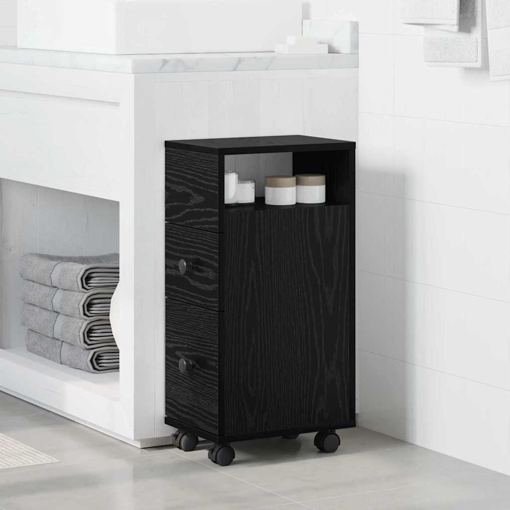 vidaXL Σετ Επίπλων Μπάνιου 33 x 23 x 65 εκ. Επεξεργασμένο ξύλο