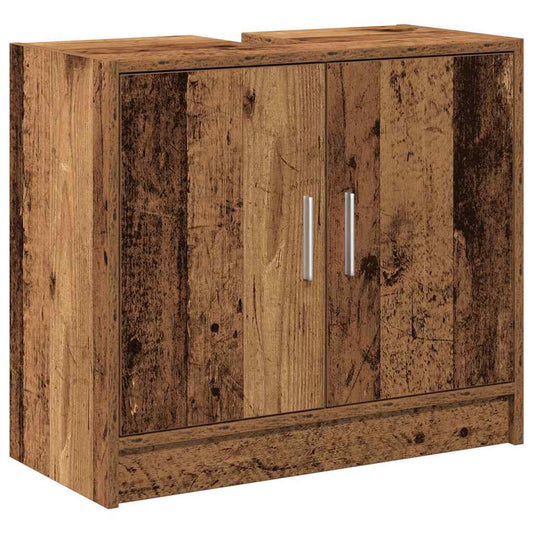 vidaXL Ντουλάπι Μπάνιου Παλιό Ξύλο 63 x 29 x 55 cm Επεξεργασμένο ξύλο