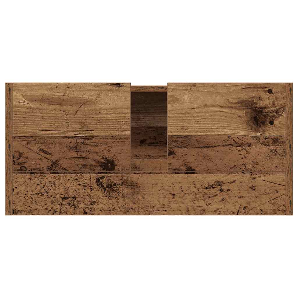 vidaXL Ντουλάπα Νιπτήρα Παλιό Ξύλο 63 x 29 x 55 cm Επεξεργασμένο ξύλο