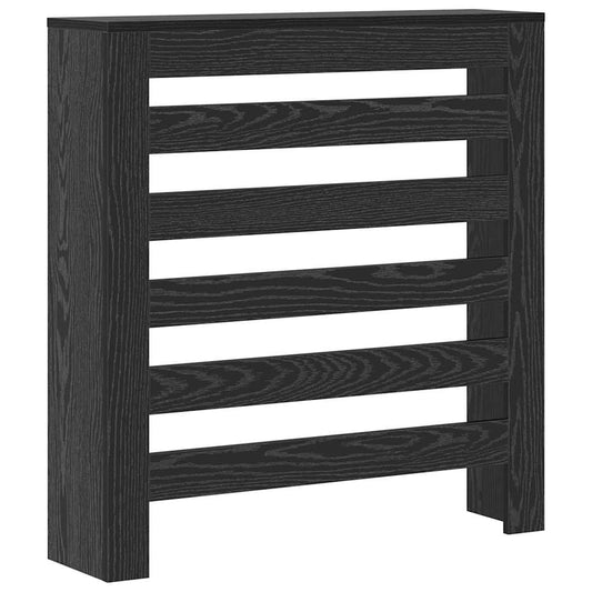 vidaXL Καπάκι Καλοριφέρ Μαύρη Οξυά 78 x 20 x 82 cm Επεξεργασμένο ξύλο