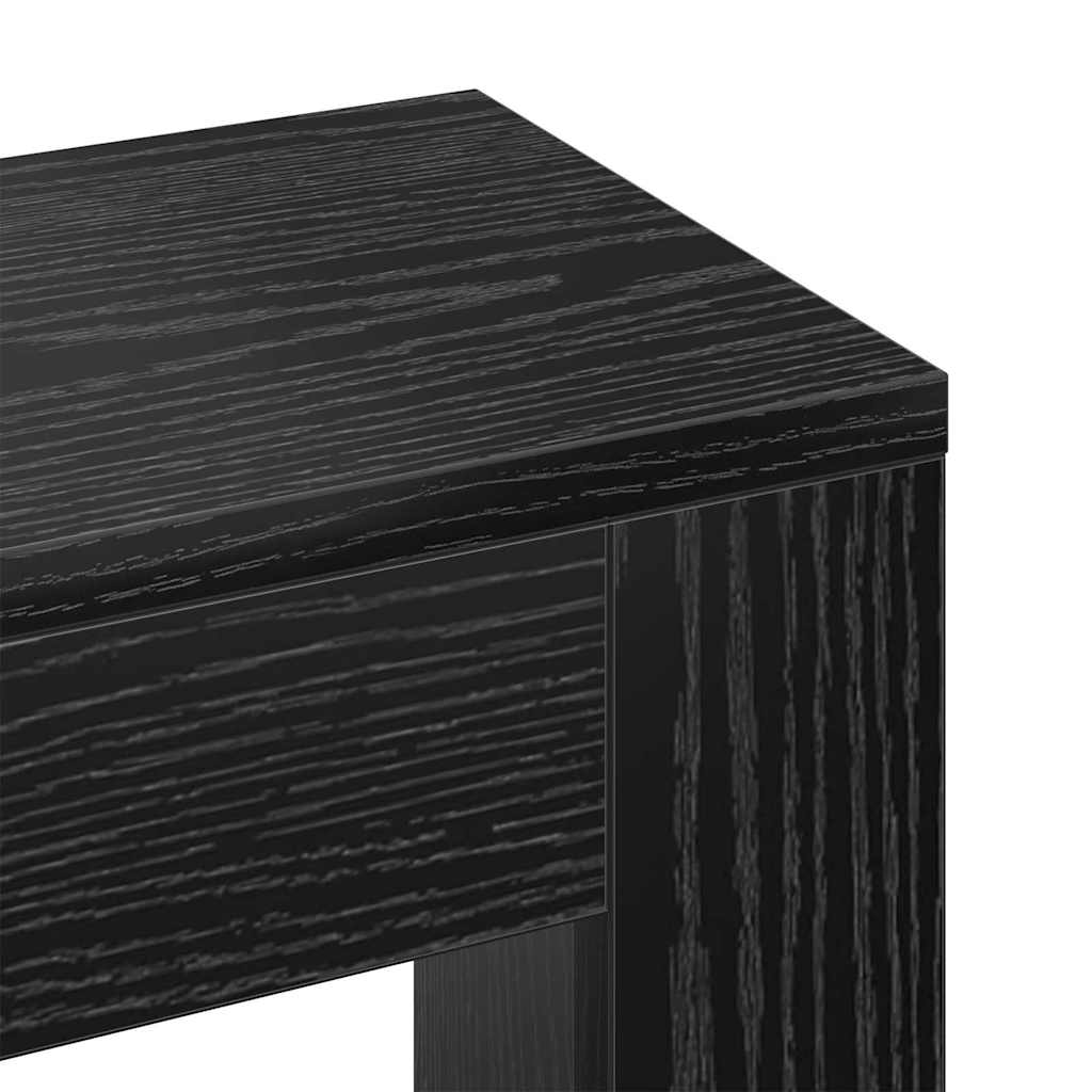 vidaXL Καπάκι Καλοριφέρ Μαύρη Οξυά 149 x 20 x 82 cm Επεξεργασμένο ξύλο