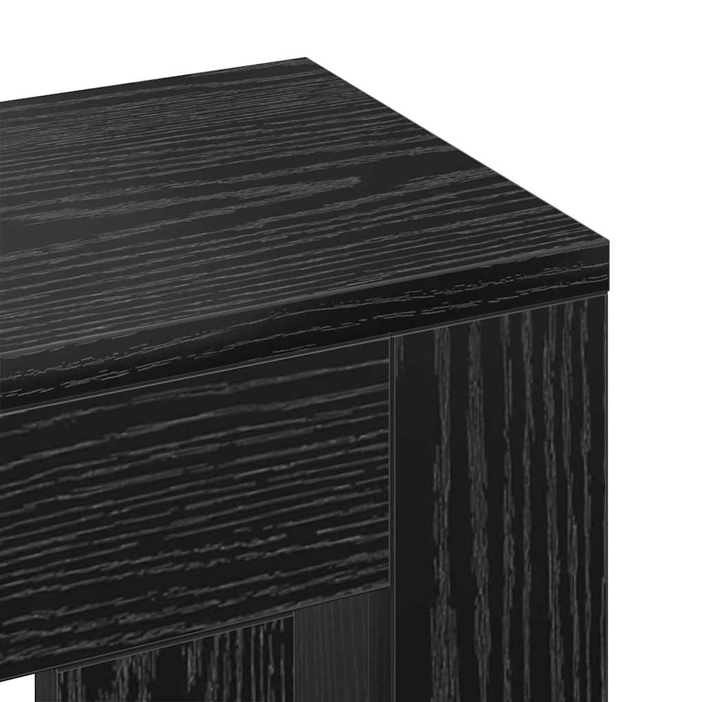 vidaXL Καπάκι Καλοριφέρ Μαύρη Οξυά 149 x 20 x 82 cm Επεξεργασμένο ξύλο