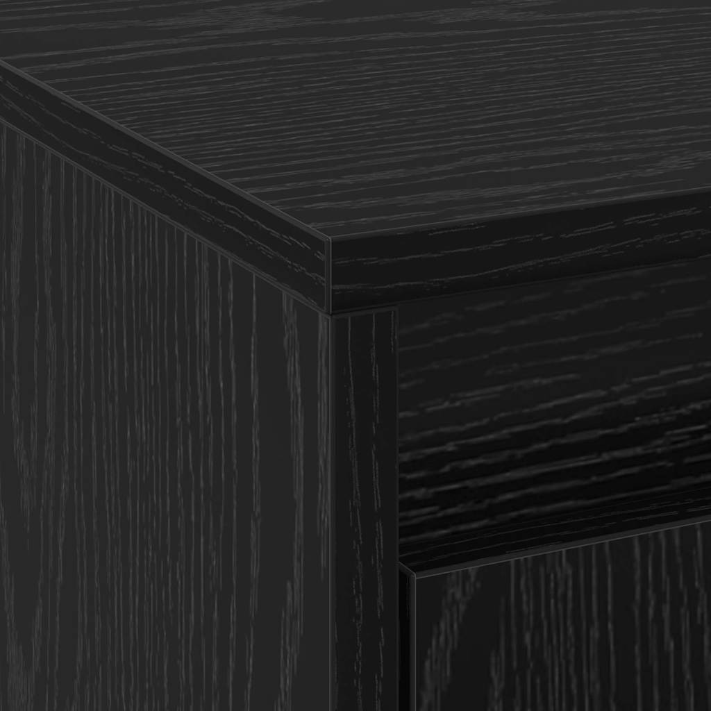 vidaXL Μονάδες TV Μαύρο 139,5 x 34 x 50 εκ Επεξεργασμένο ξύλο