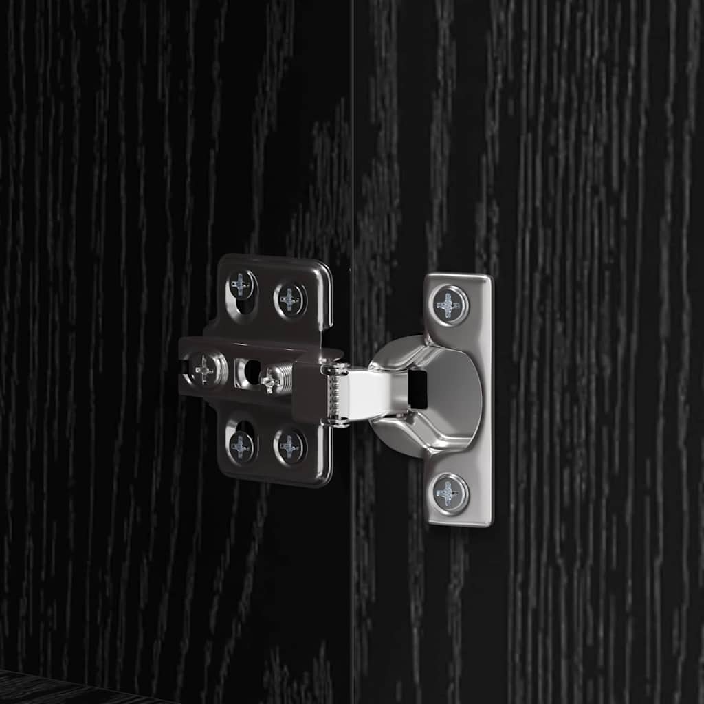 vidaXL Μονάδες TV Μαύρο 139,5 x 34 x 50 εκ Επεξεργασμένο ξύλο