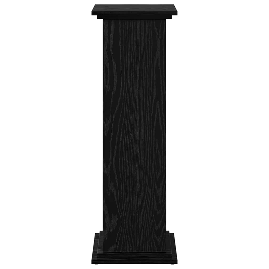 vidaXL Ράφι Έκθεσης Μαύρη Οξυά 31 x 30 x 90 εκ. Επεξεργασμένο ξύλο