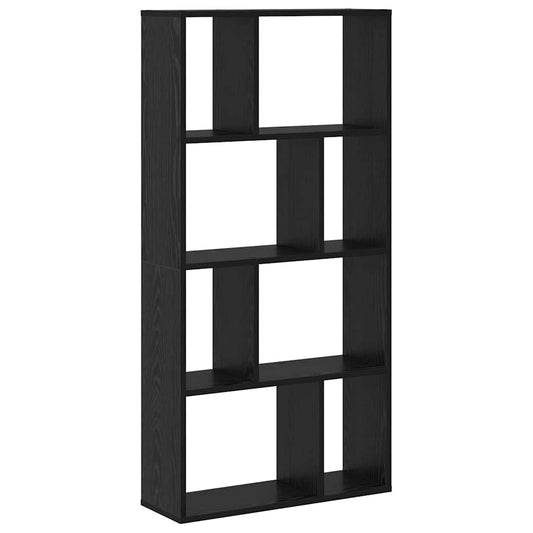 vidaXL Βιβλιοθήκη Μαύρη δρυς 60 x 20 x 120 εκ Επεξεργασμένο ξύλο