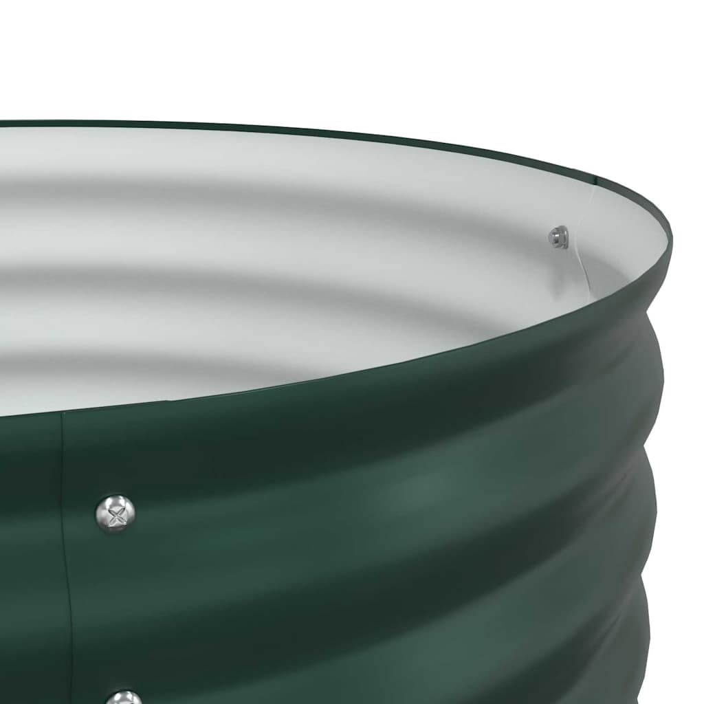 vidaXL Υπερυψωμένη Ζαρντινιέρα Πράσινο 160 x 80 x 81 cm Ατσάλι