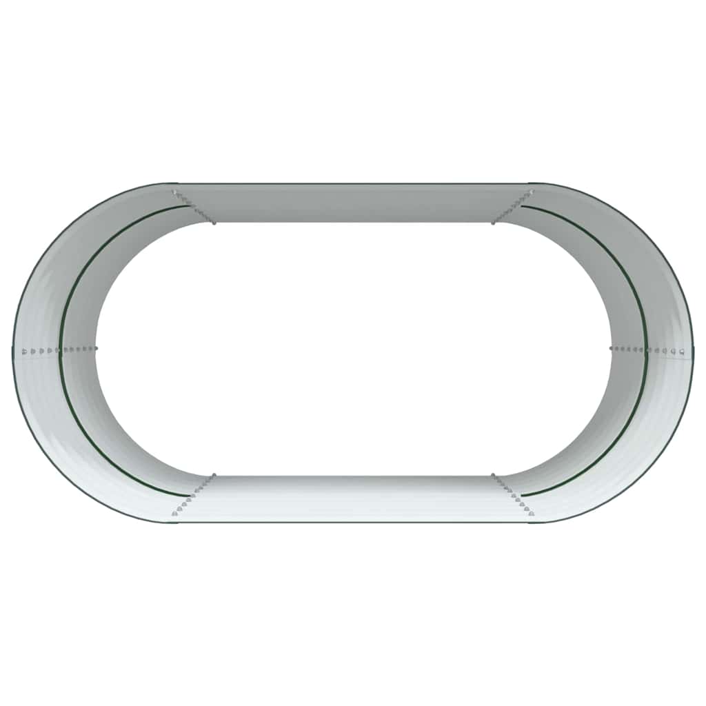 vidaXL Υπερυψωμένη Ζαρντινιέρα Πράσινο 160 x 80 x 81 cm Ατσάλι