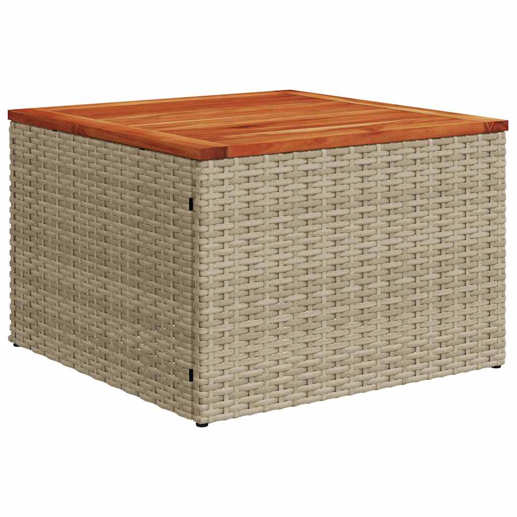 vidaXL Σετ Καναπέ Κήπου 6 pcs Μπεζ Πολυ ράταν