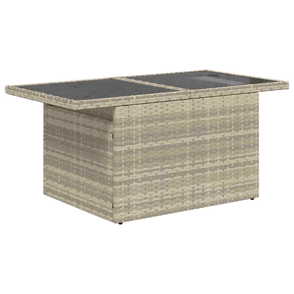 vidaXL Σετ Καναπέ Κήπου με μαξιλάρι 8 pcs Ανοιχτό γκρι