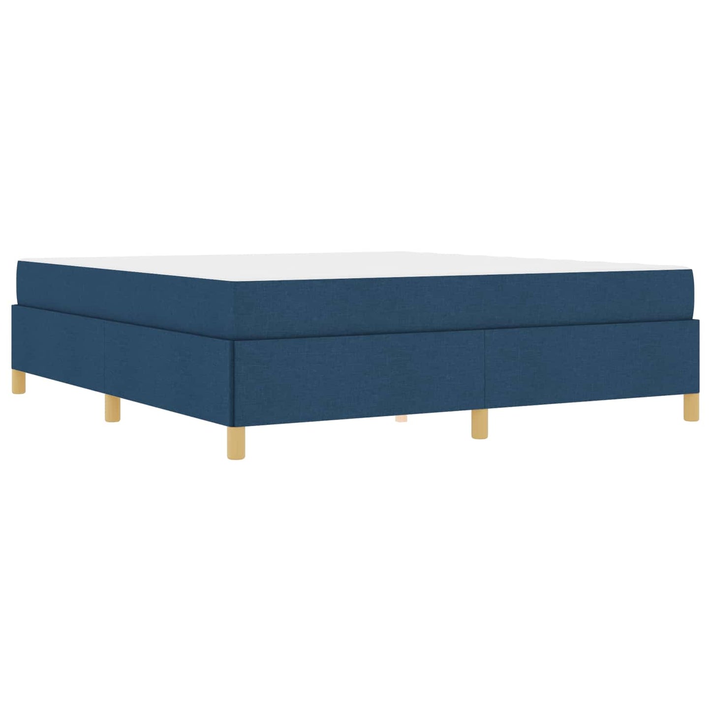 vidaXL Σκελετός Κρεβατιού Μπλε 180 x 200 cm ύφασμα