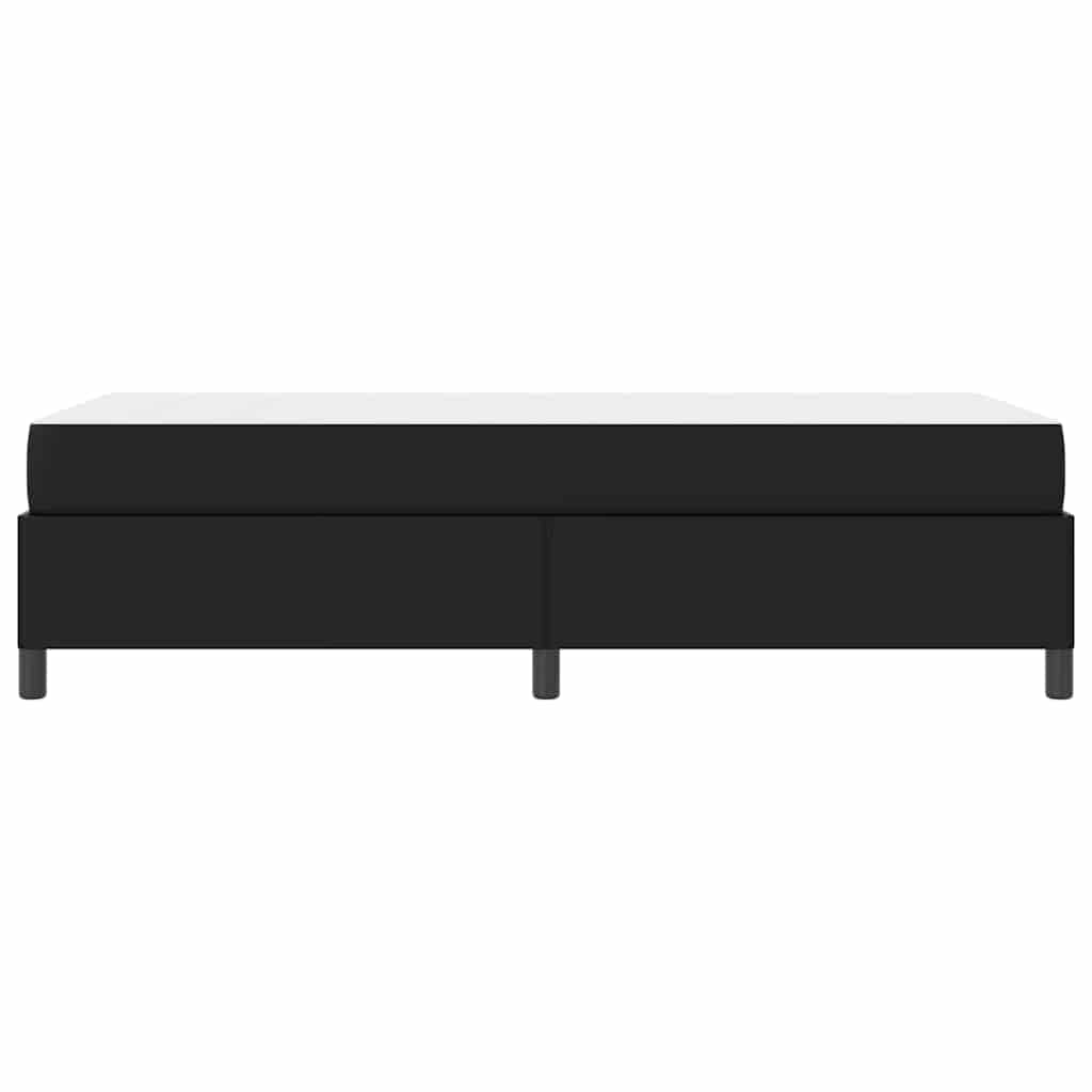 vidaXL Σκελετός Κρεβατιού με στρώμα Μαύρο 100 x 200 cm ύφασμα