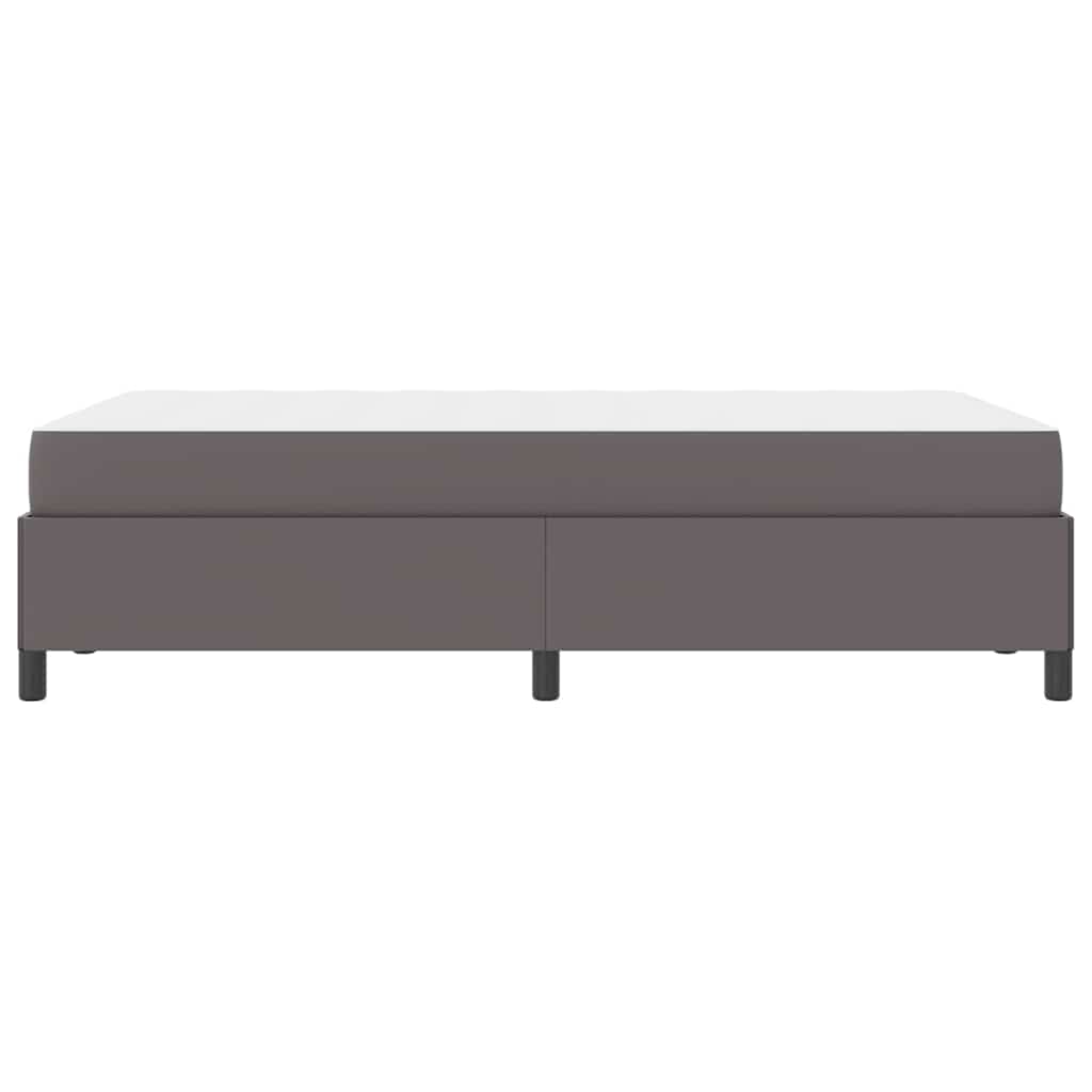 vidaXL Σκελετός Κρεβατιού με στρώμα Γκρι 120 x 190 cm ύφασμα