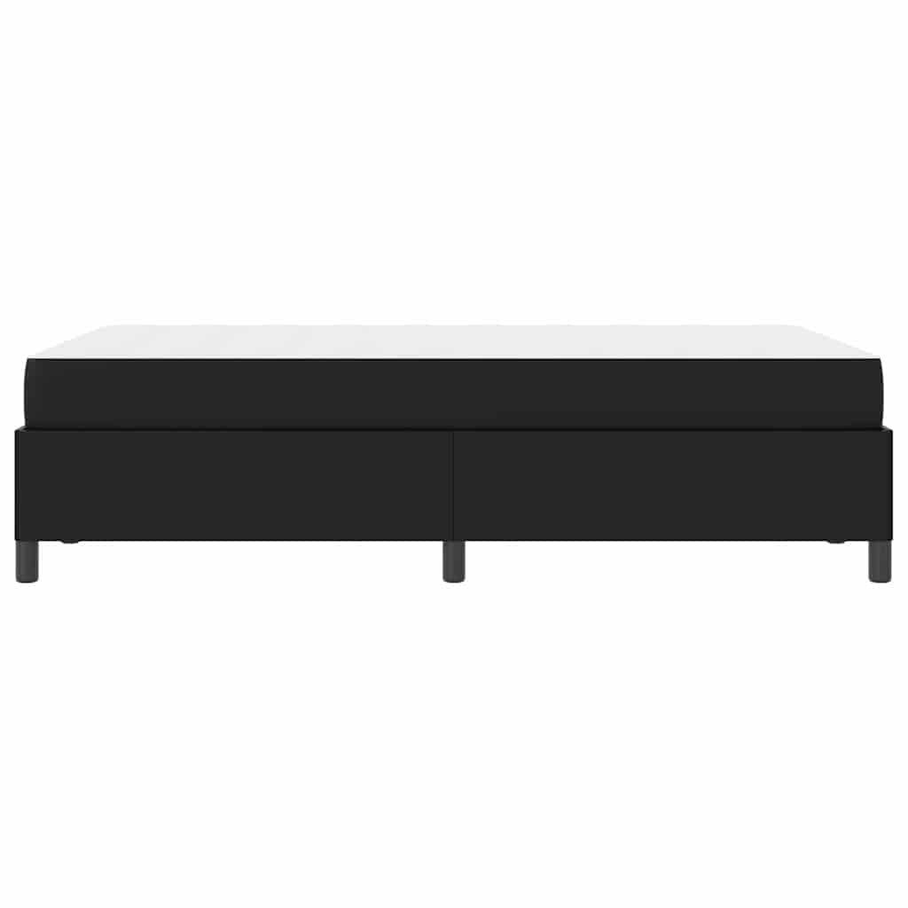 vidaXL Σκελετός Κρεβατιού με στρώμα Μαύρο 120 x 200 cm ύφασμα