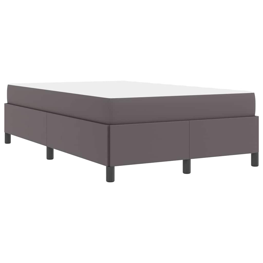 vidaXL Σκελετός Κρεβατιού με στρώμα Γκρι 120 x 200 cm ύφασμα