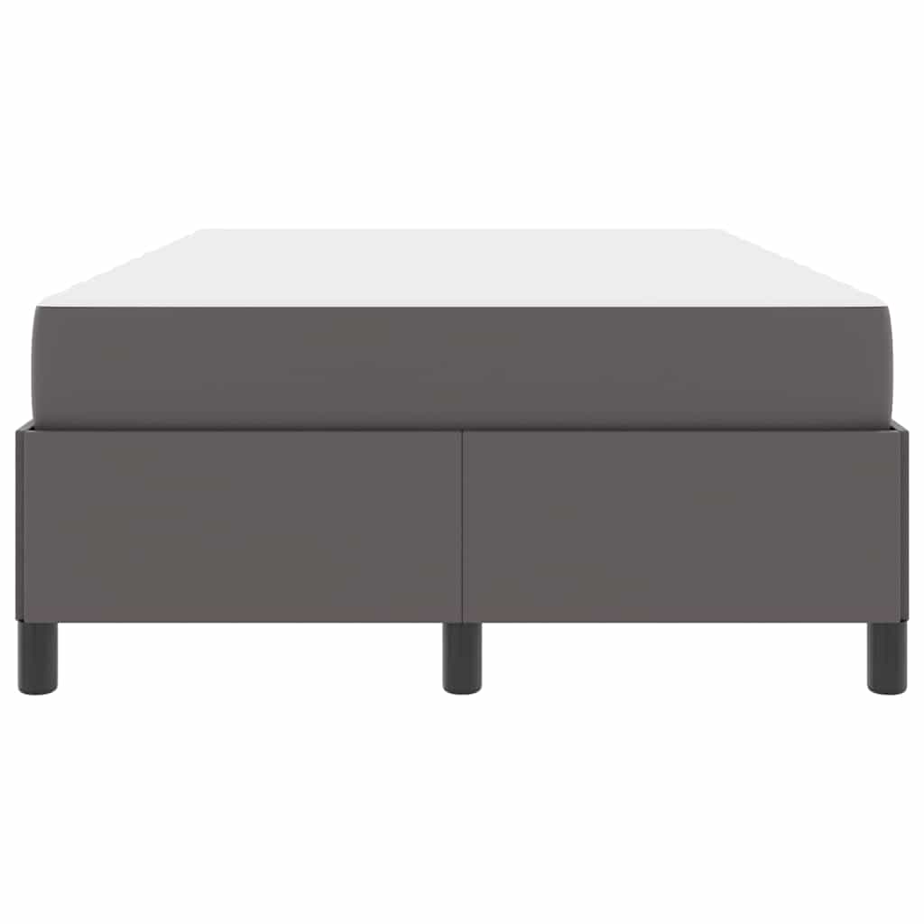 vidaXL Σκελετός Κρεβατιού με στρώμα Γκρι 120 x 200 cm ύφασμα
