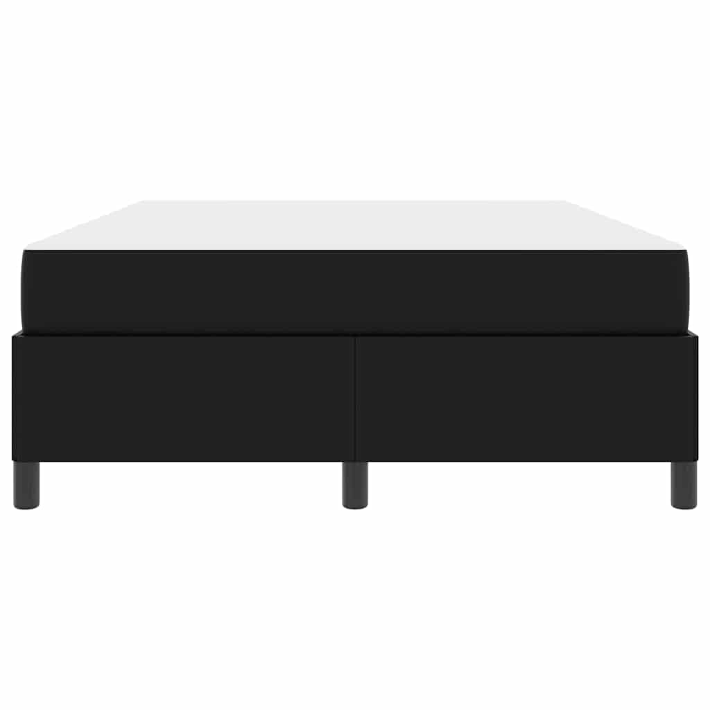vidaXL Σκελετός Κρεβατιού με στρώμα Μαύρο 140 x 200 cm ύφασμα