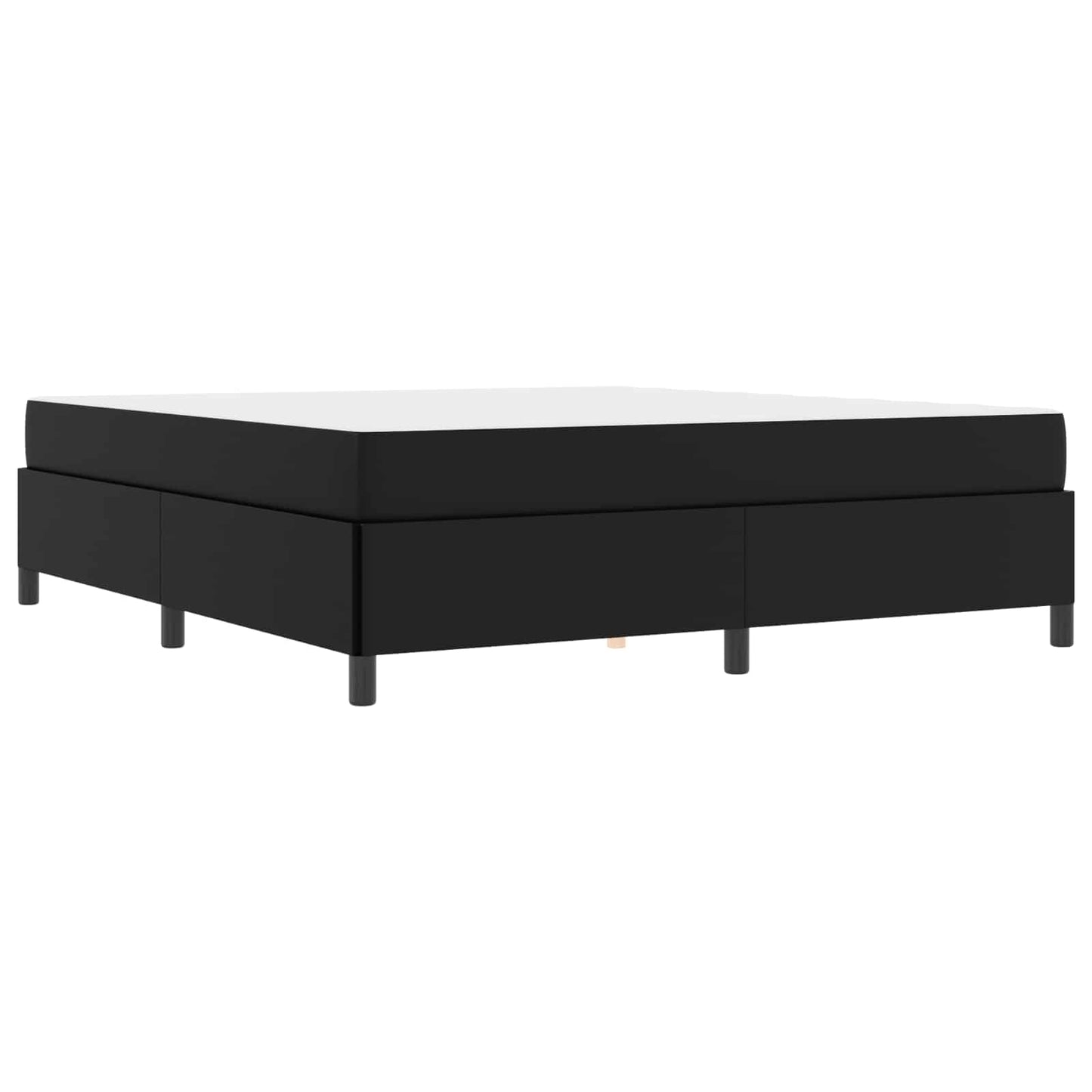 vidaXL Σκελετός Κρεβατιού με στρώμα Μαύρο 180 x 200 cm ύφασμα
