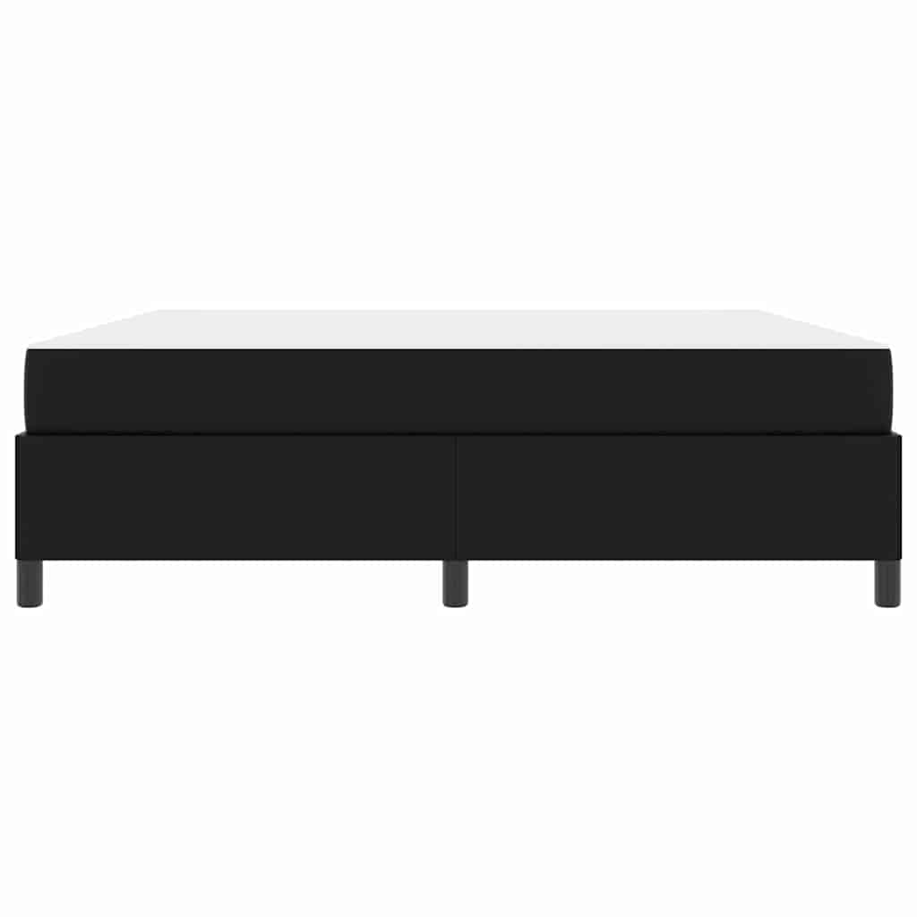 vidaXL Σκελετός Κρεβατιού με στρώμα Μαύρο 180 x 200 cm ύφασμα