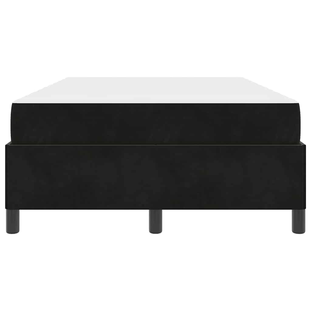 vidaXL Σκελετός Κρεβατιού με στρώμα Μαύρο 120 x 200 cm ύφασμα