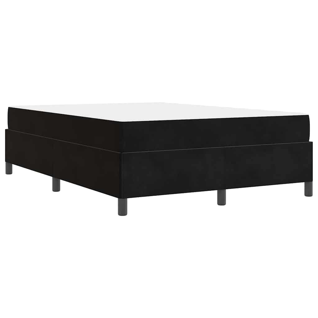 vidaXL Σκελετός Κρεβατιού με στρώμα Μαύρο 160 x 200 cm ύφασμα