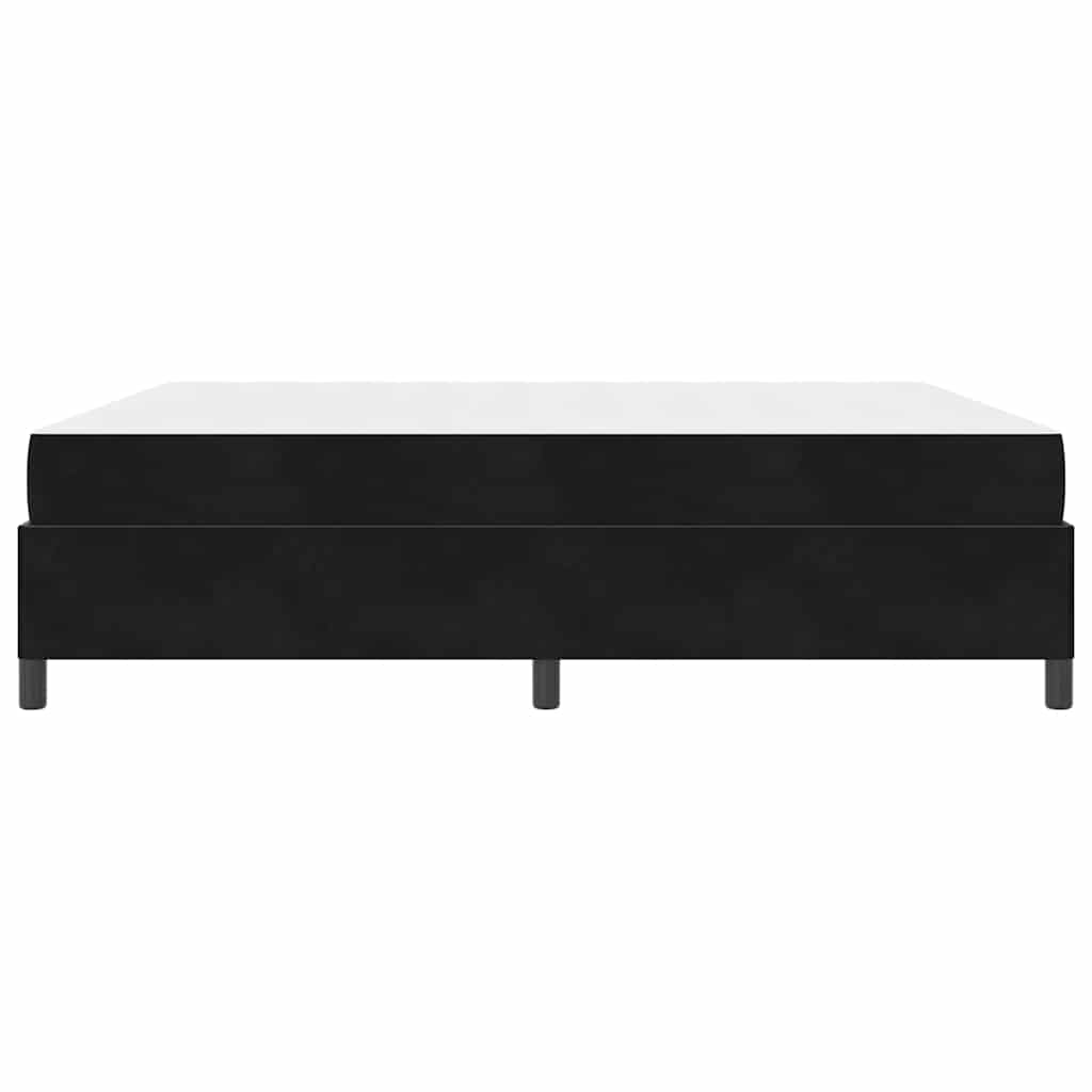 vidaXL Σκελετός Κρεβατιού με στρώμα Μαύρο 180 x 200 cm ύφασμα